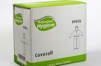COVERALL (XL) WITH HOOD ( 1 PC X 50)