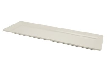 White Melamine Platter GN 2/4 Size 53 x 16cm